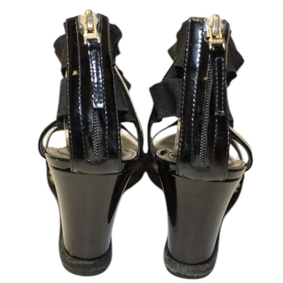 Fendi Black patent leather Women's Sandals size 38 - Picture 8 of 14